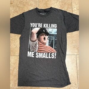 Men’s medium Sandlot Gray Graphic T-Shirt with 'You're Killing Me Smalls' Print